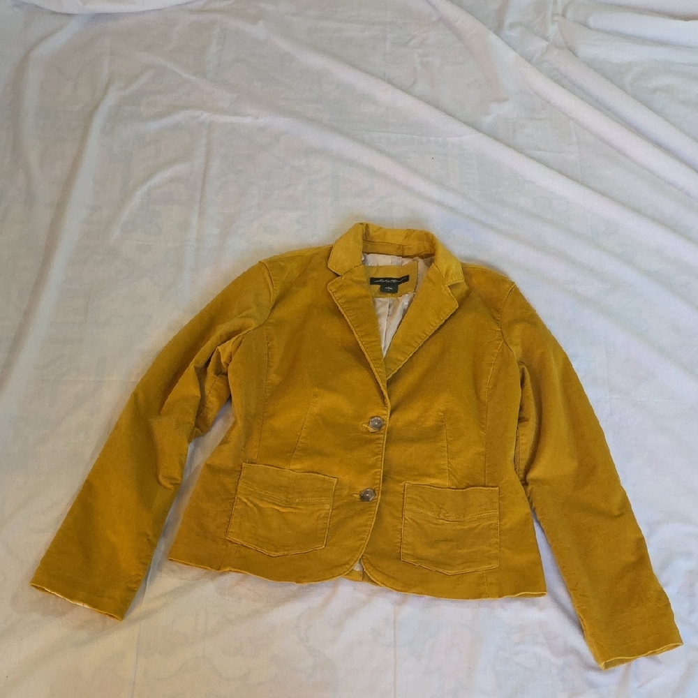 Eddie Bauer Women's Yellow Blazer